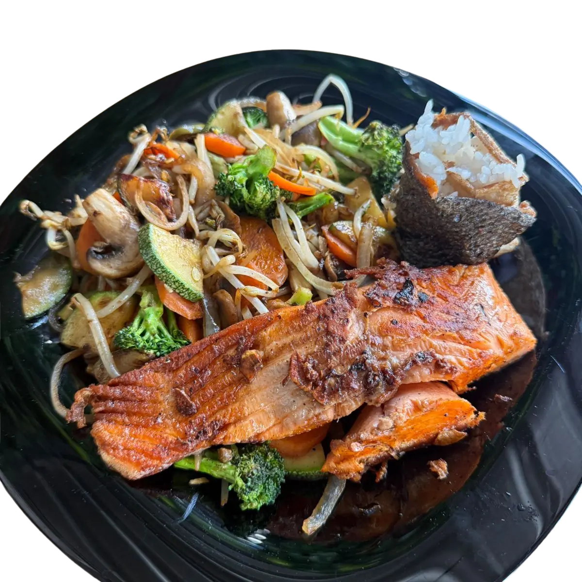 tepanyakiconsalmonalaplancha